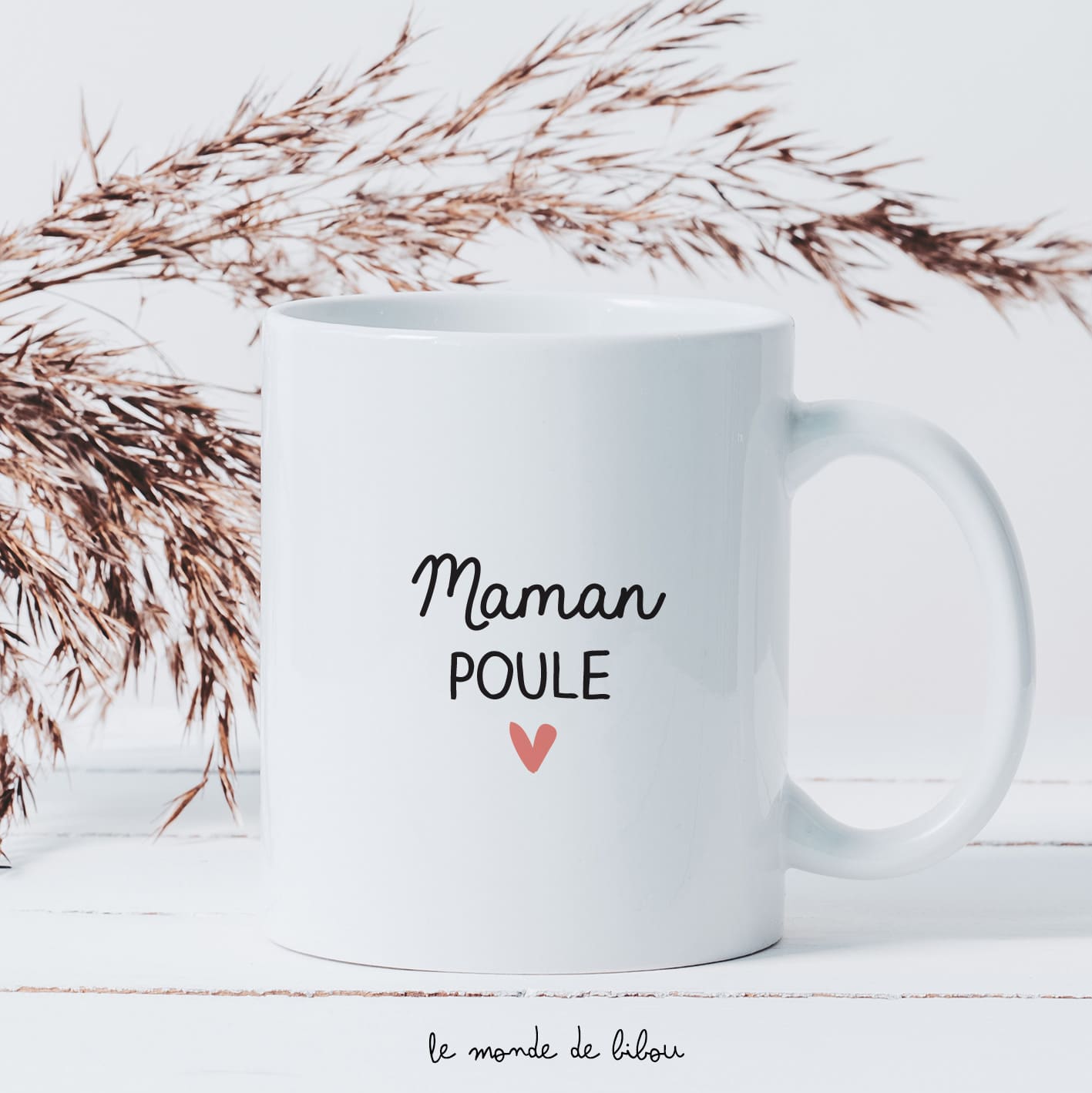Mug personnalisé Maman poule - Le Monde de Bibou