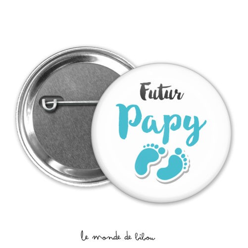 Badge annonce Futur papy