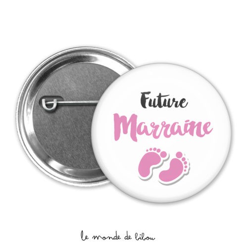 Badge annonce Future marraine