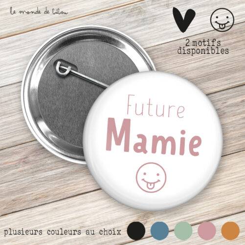 Badge annonce Future mamie