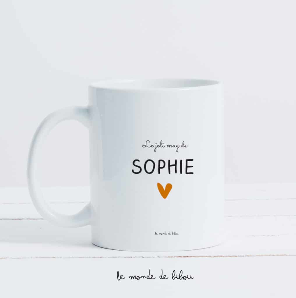 Mug Personnalisé Géniale Belle Sœur Le Monde De Bibou 