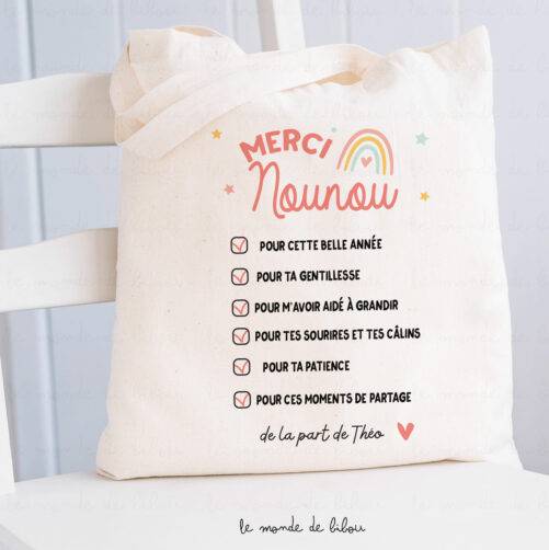 Sac personnalisé Super Nounou