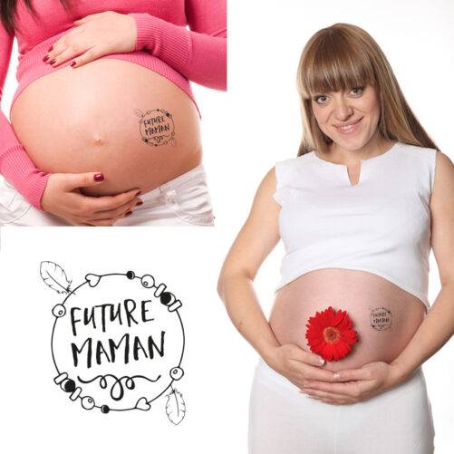 Tatouage Éphémère Future Maman