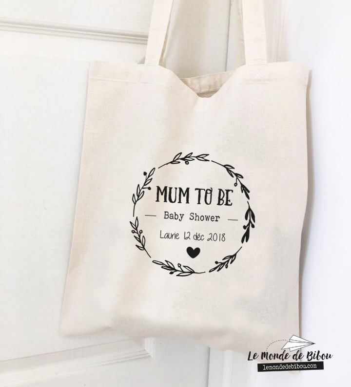 Sac Mum to Be Baby Shower - Le Monde de Bibou