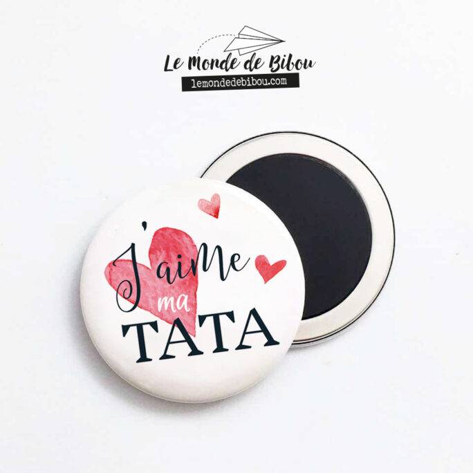 Magnet J'aime ma Tata