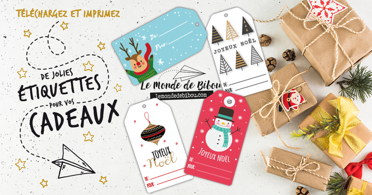 Goodies // Les Étiquettes « Cadeau » de Noël!