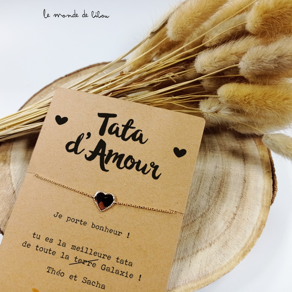Carte bijou Tata d'Amour