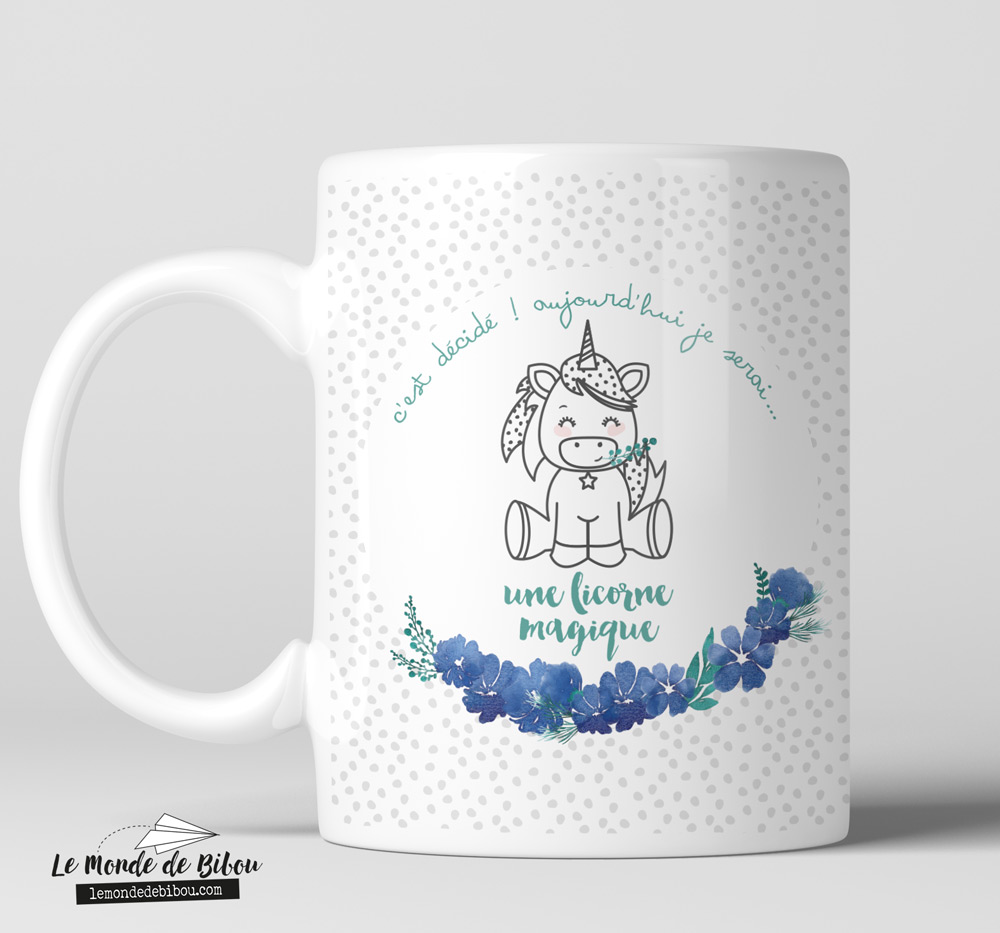 Mug - Tasse personnalisée - Licorne Magique