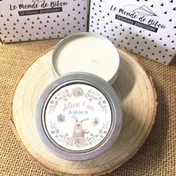 Lot 12 bougies Anniversaire Lapin