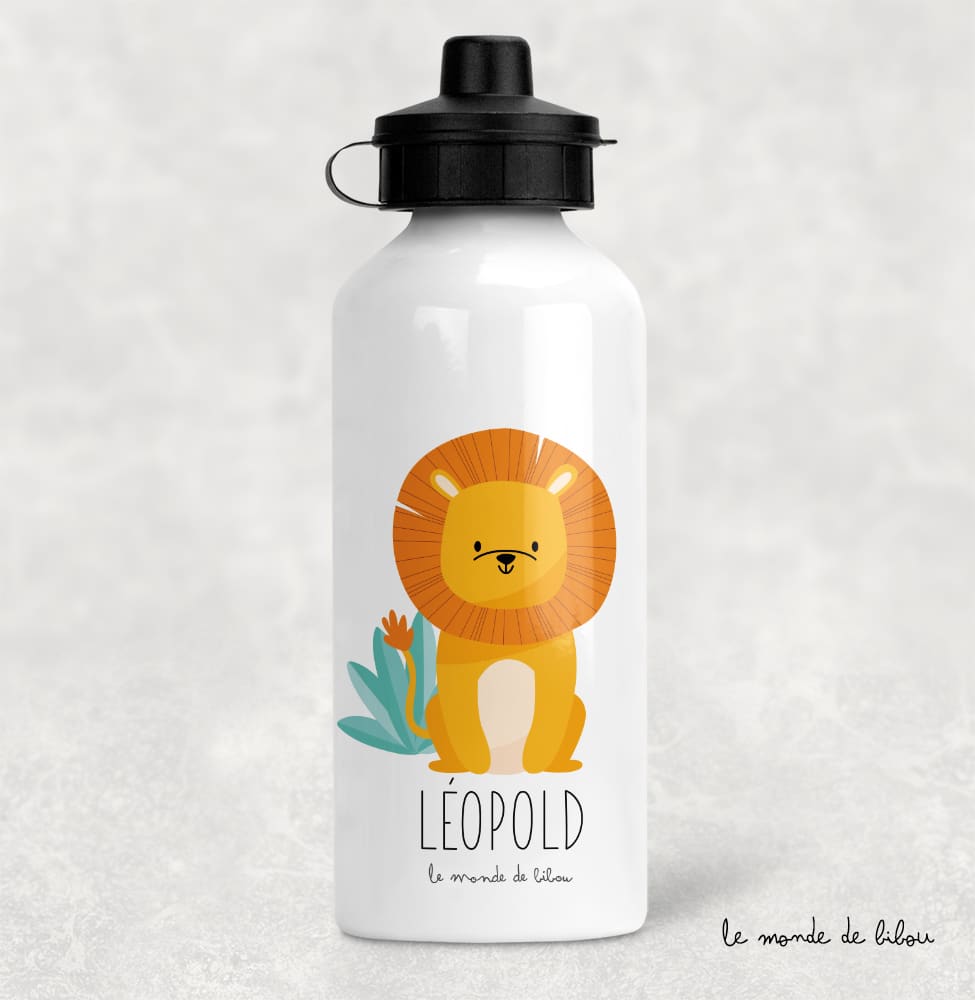 Gourde bébé incassable lion - little forest friends Couleur jaune Sigikid