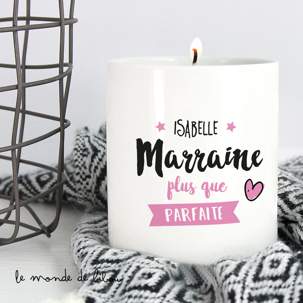 Bouteille Isotherme Parfaite Super Marraine Le Monde De Bibou 