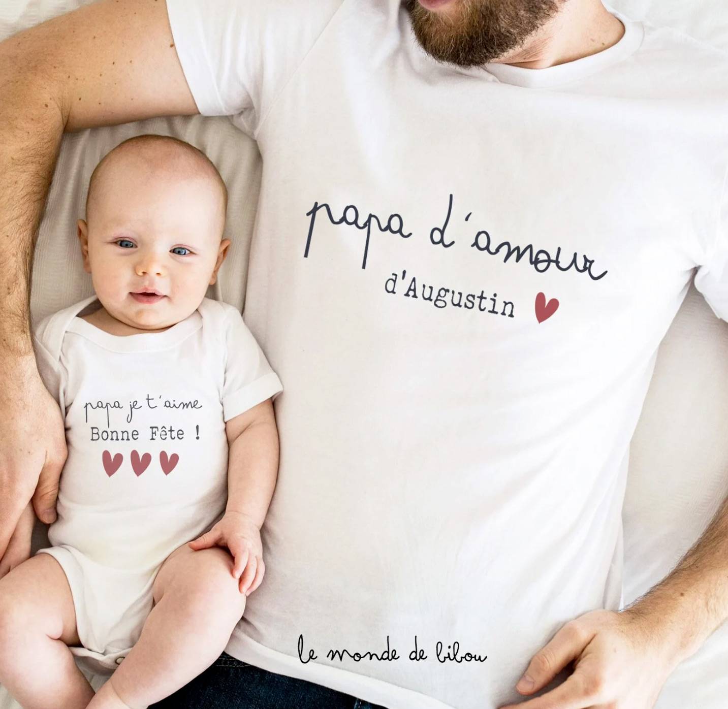 T-shirt Papa d'amour