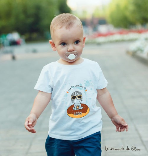 T-Shirt bébé bouée donut garçon