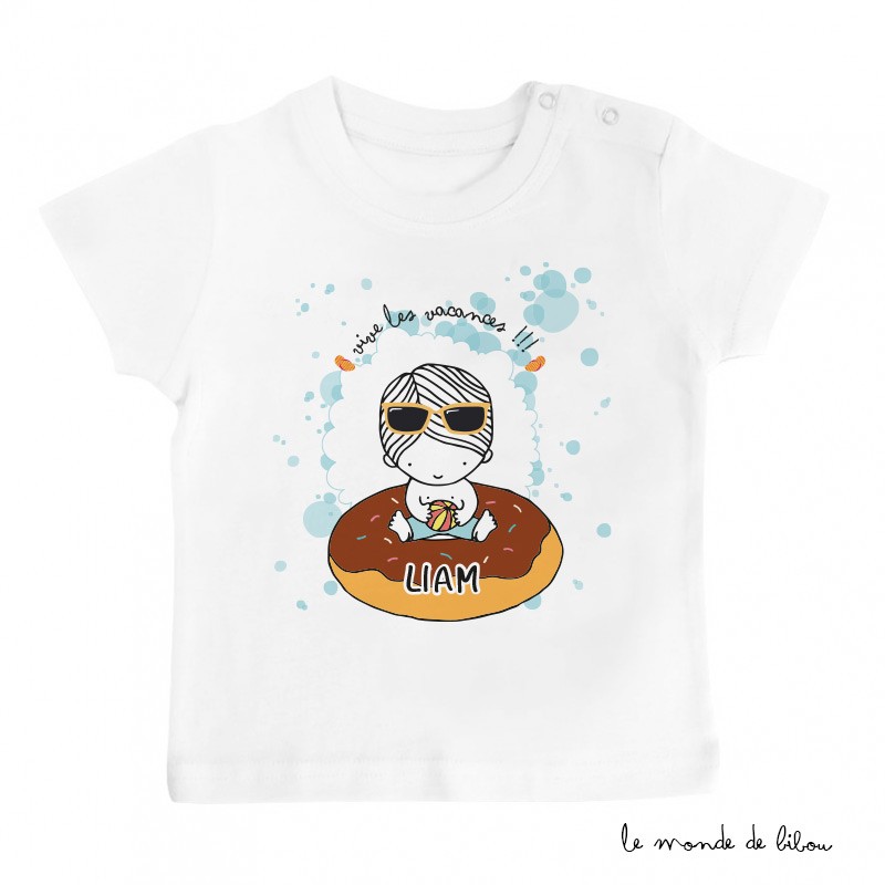 T-Shirt bébé bouée donut garçon