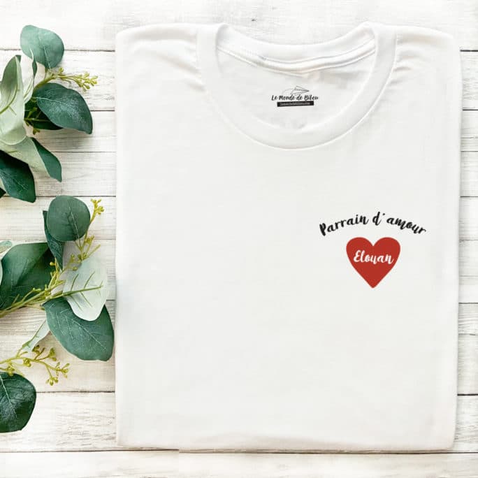 T-shirt Parrain d’amour