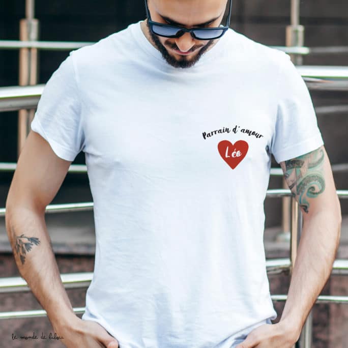 T-shirt Parrain d’amour