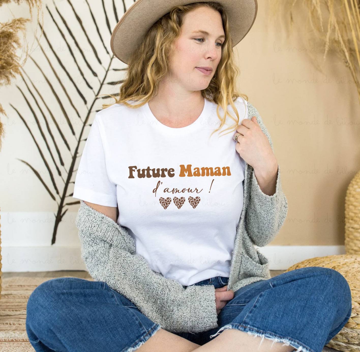 T-shirt Future Maman d'amour