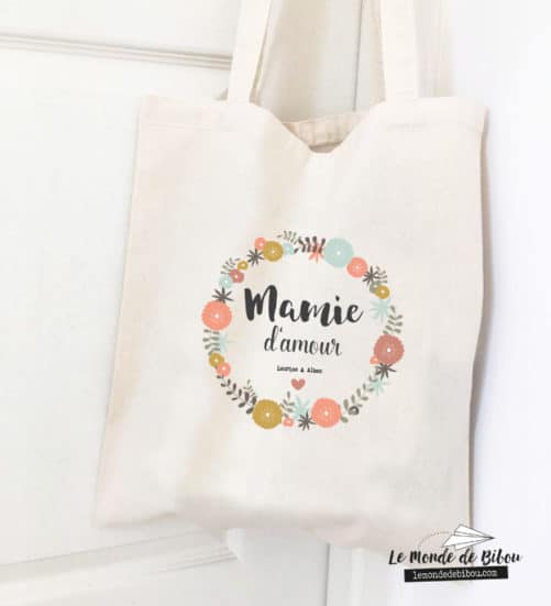 Tote bag Mamie d'amour