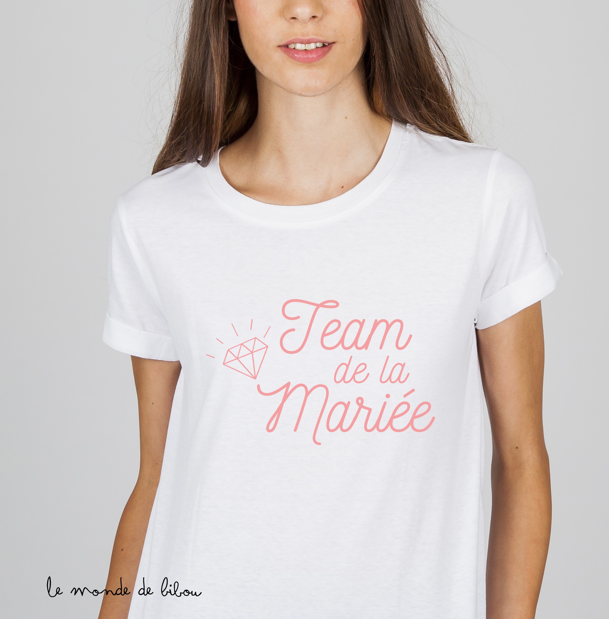 tee shirt team de la mariee pas cher