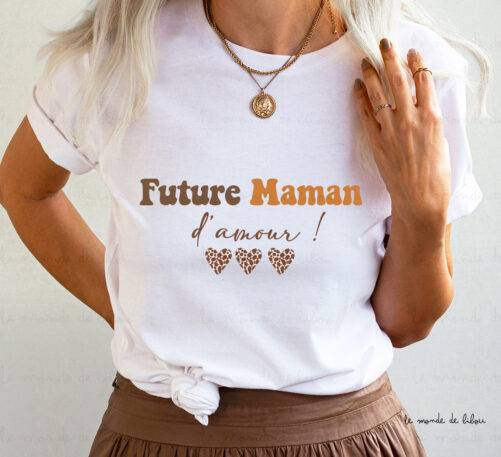T-shirt Future Maman d'amour