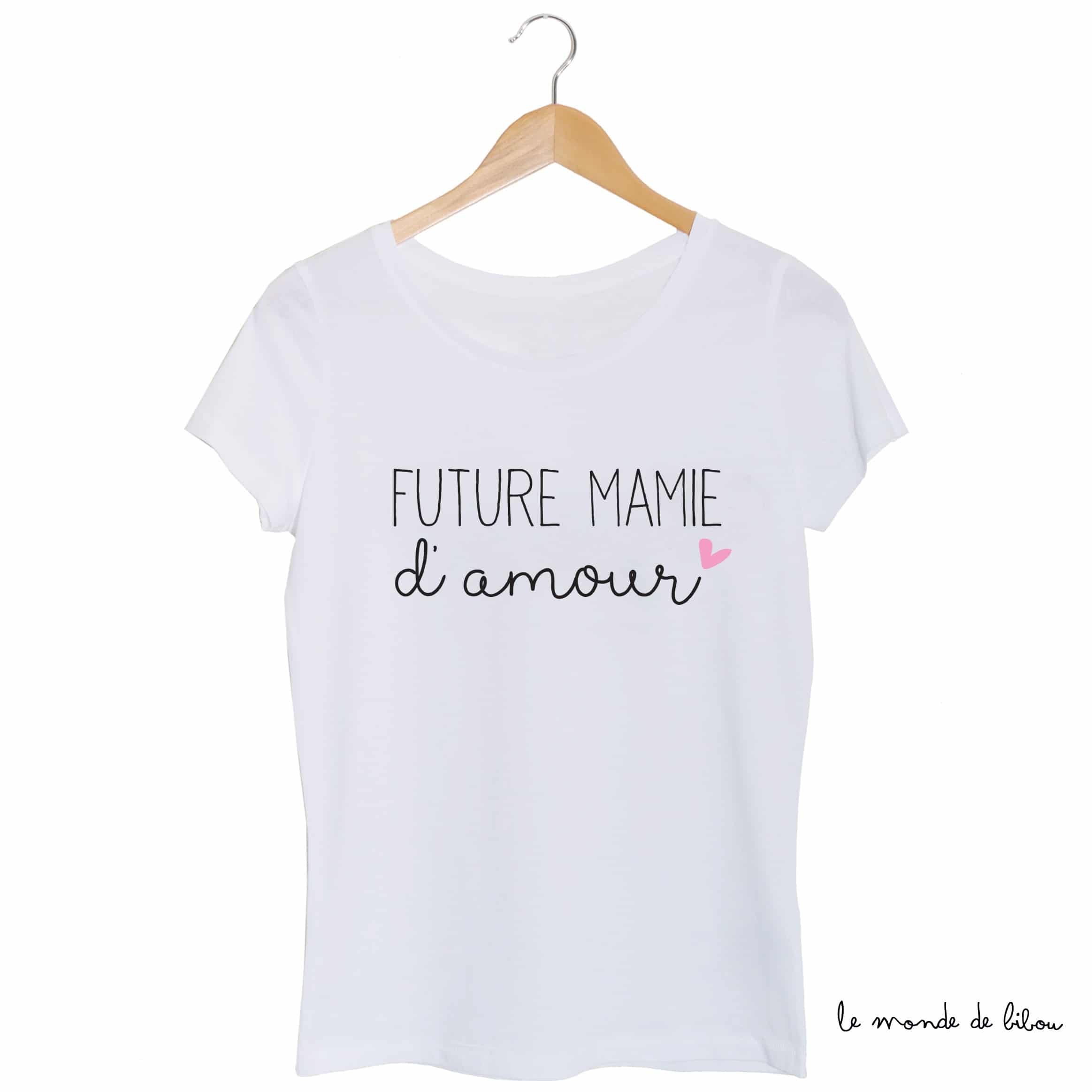 T-shirt Future Mamie d'amour - Le Monde de Bibou