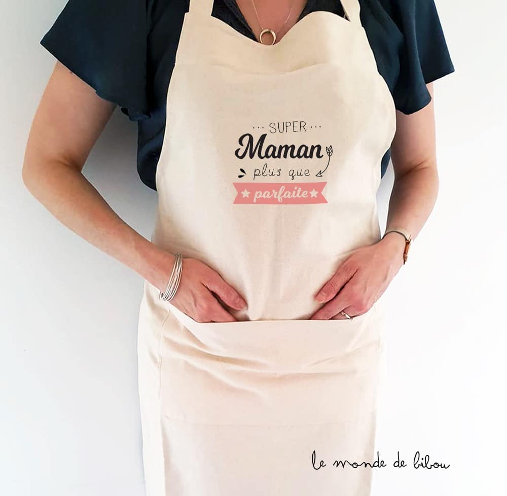 Tablier de cuisine - Super Maman