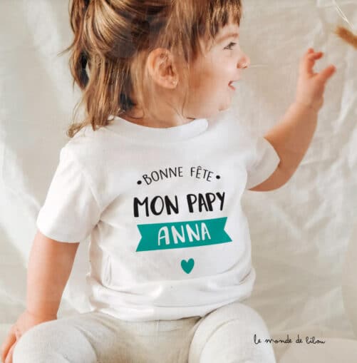 T-shirt bébé Fête des Grands-pères