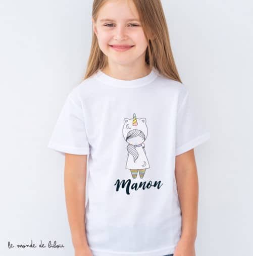 T-Shirt enfant Petite licorne