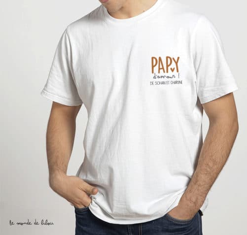 T-shirt Papy d'amour