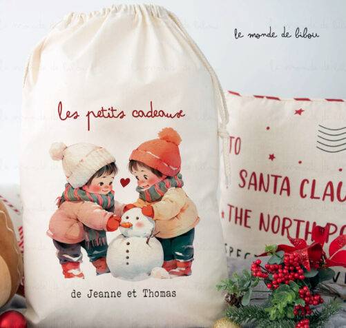 Hotte Les cadeaux de Noël taille M