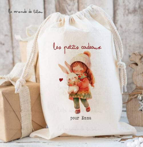 Hotte Les cadeaux de Noël taille M