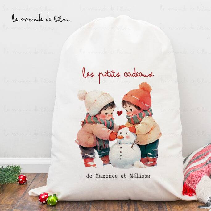 Hotte Les cadeaux de Noël taille M