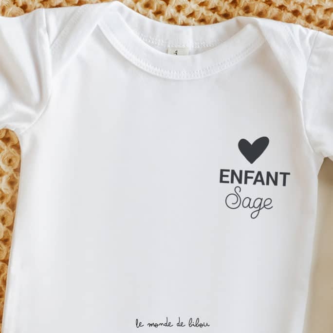 Body Enfant sage cœur