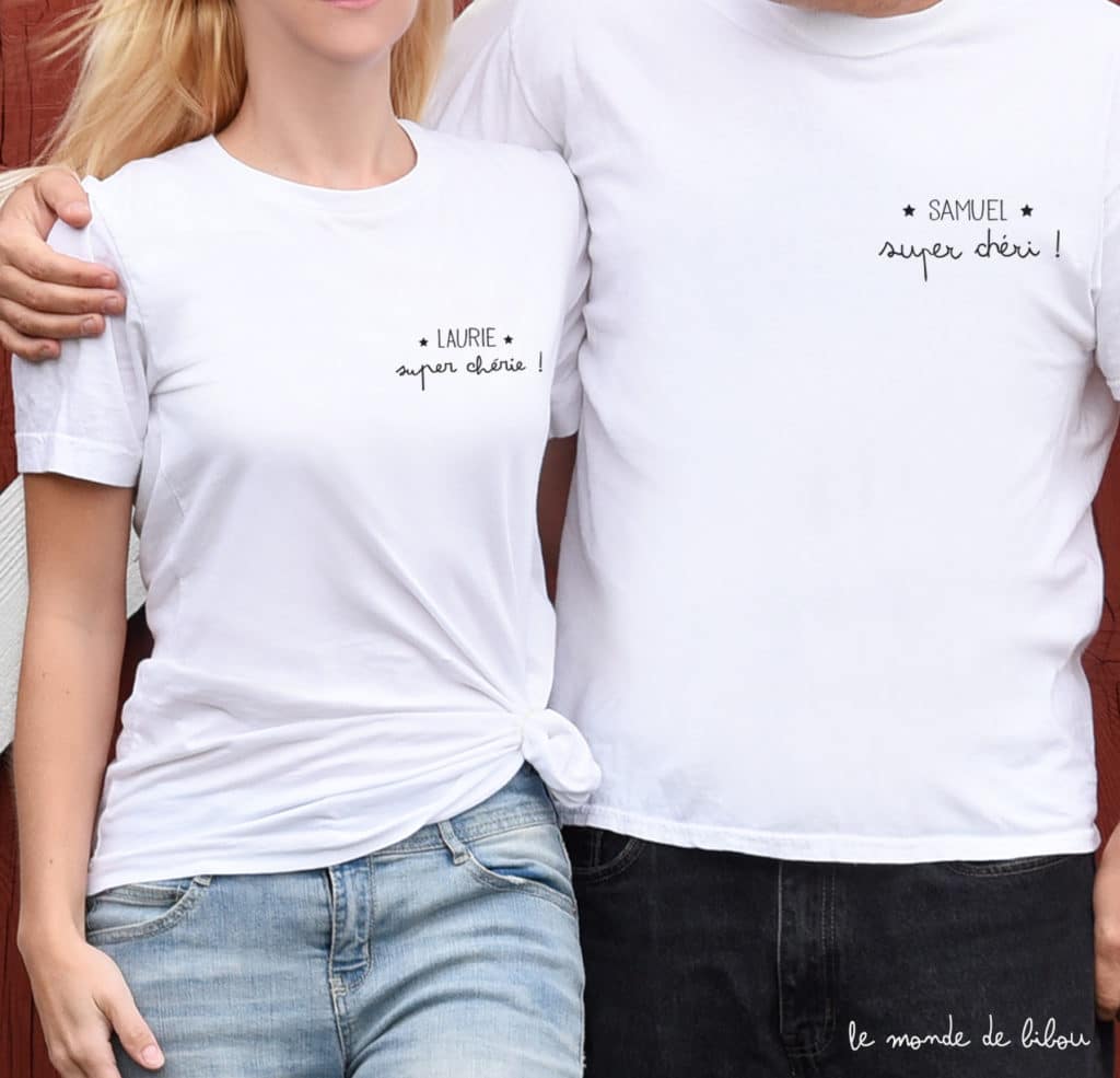 Duo de T-shirts Super chéris