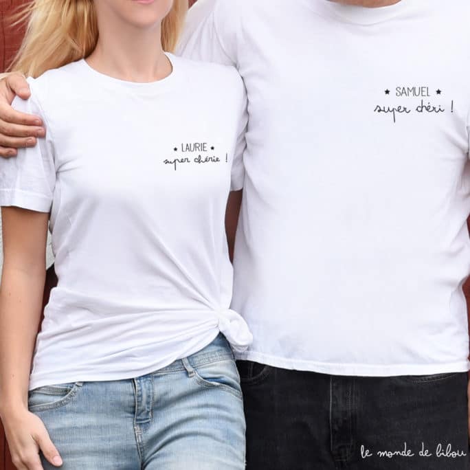 Duo de T-shirts Super chéris