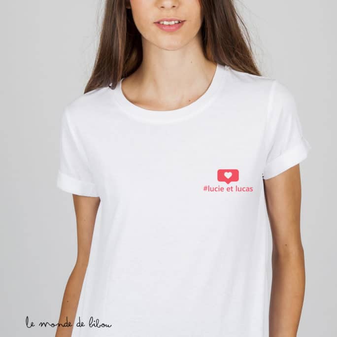 T-shirt Instagram femme