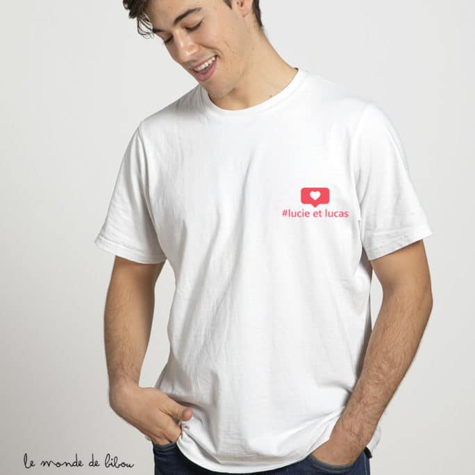 T-shirt Instagram homme