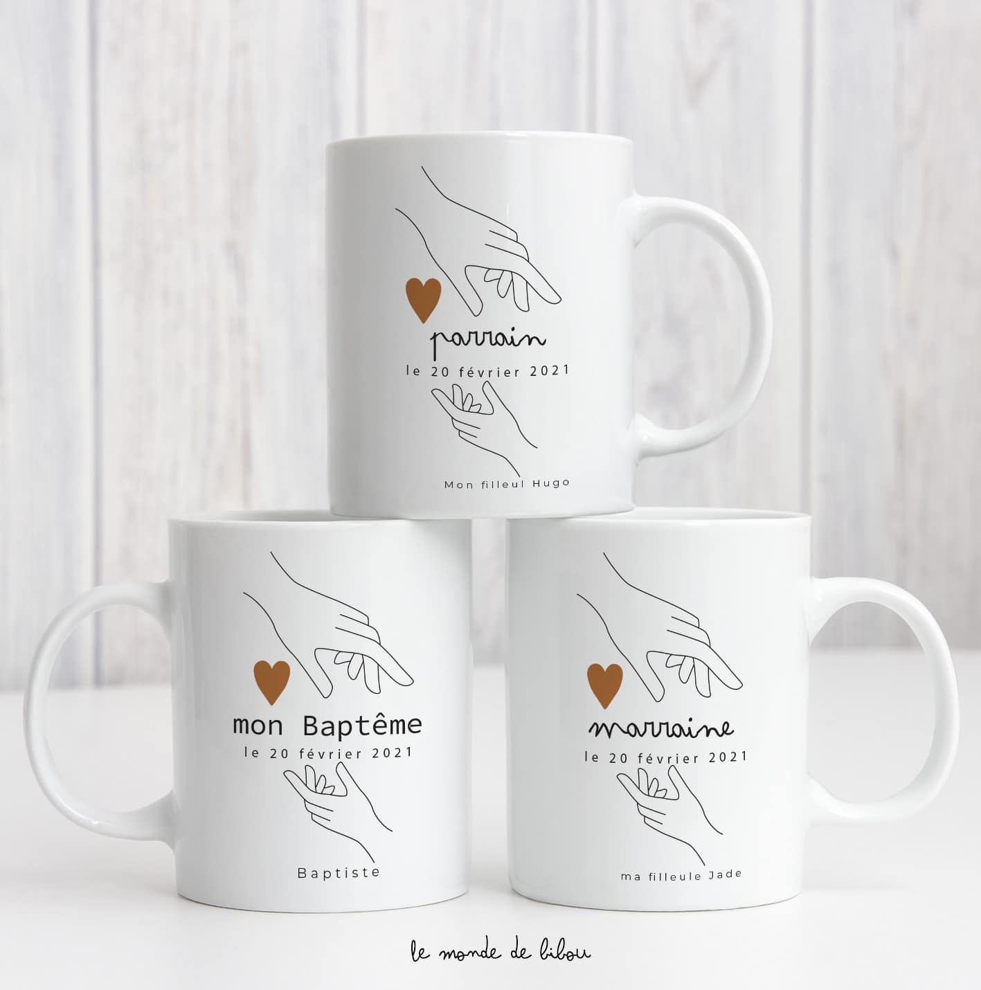 Tasse Mug Cadeau Saint Valentin Couple Amour-la Mesure de Mon
