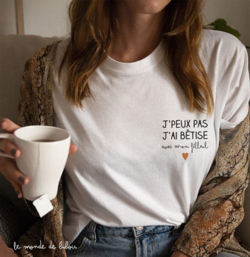 T-shirt adulte Bêtise avec