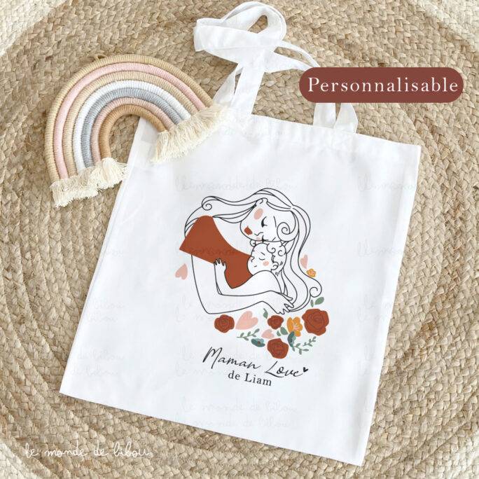 Sac personnalisé Maman love