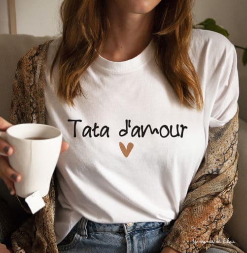 T-shirt Tata d'amour