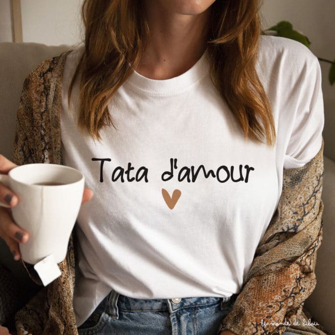 T-shirt Tata d'amour