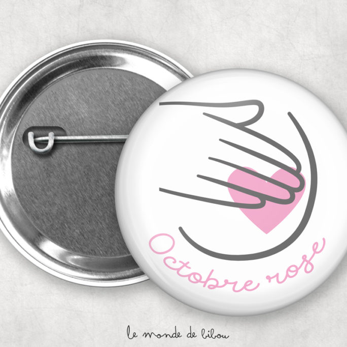 Badge Octobre rose 2021