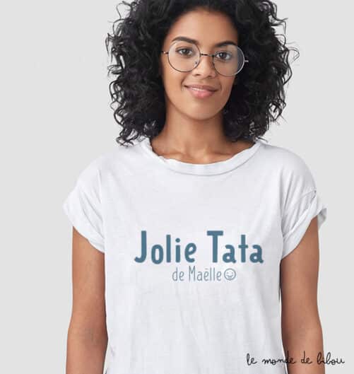 T-shirt personnalisé Tata Sur mesure