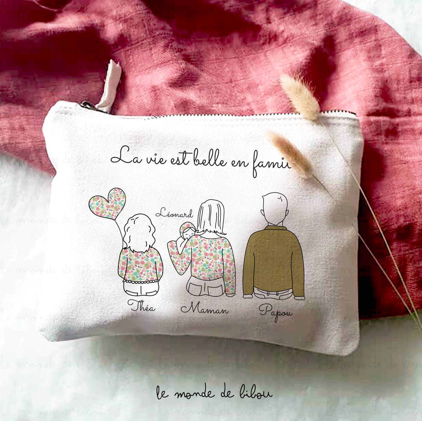 Pochette La vie est belle en Famille Le Monde de Bibou