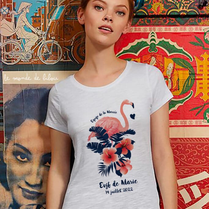 T-shirt EVJF Tropical