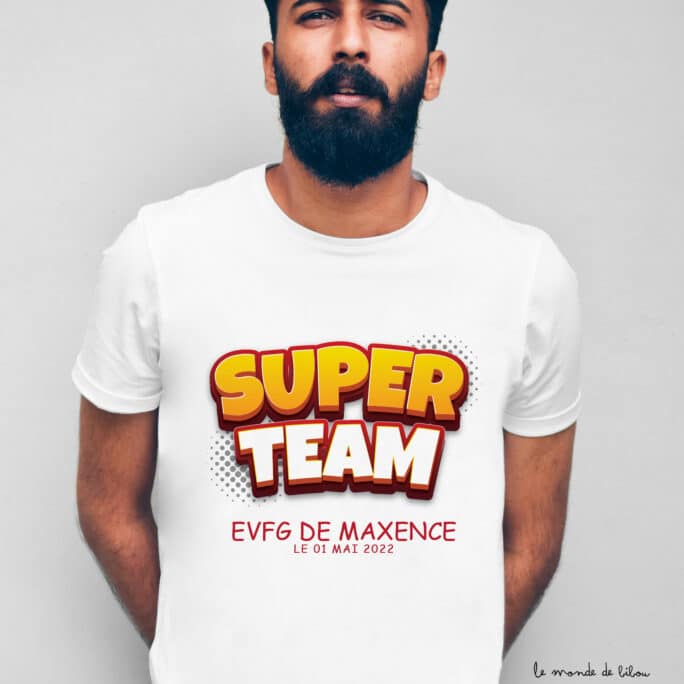 T-shirt EVJG Super Team