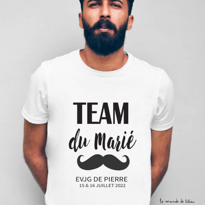 T-shirt EVJG Team Moustache