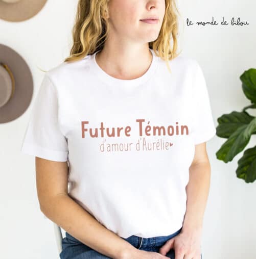 T-shirt Future Témoin personnalisé