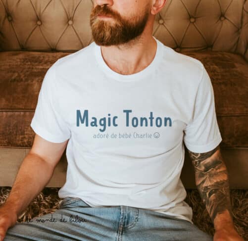 T-shirt personnalisé Tonton Sur mesure